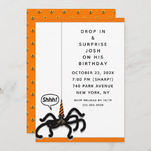 Halloween Birthday Party Invitation