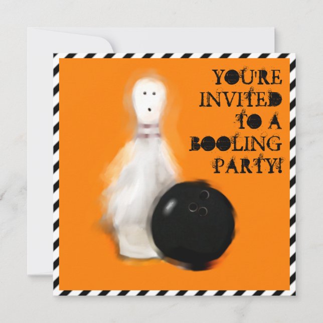 HALLOWEEN BIRTHDAY PARTY INVITATION (Front)