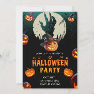 Halloween Birthday Party Invitation