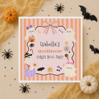 Halloween Birthday Spooktacular Napkins