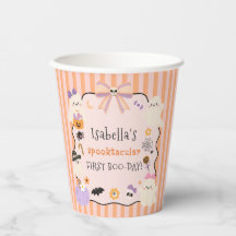 Halloween Birthday Spooktacular Paper Cups