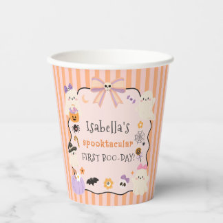 Halloween Birthday Spooktacular Paper Cups