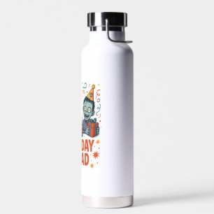 Halloween Birthday Squad Creepy Clown Ghost Zombie Water Bottle