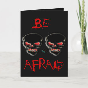 Halloween birthday template card - customise