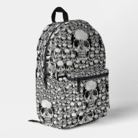 Halloween Black And White Dead Skulls Scary