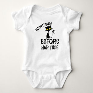 Halloween Black Cat Baby Sleeper Bodysuit