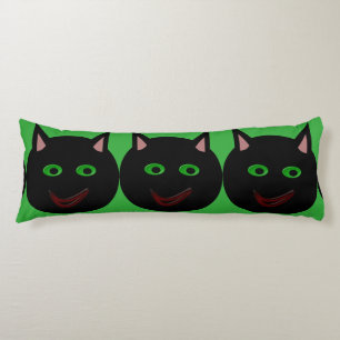 Halloween Black Cat Body Pillow
