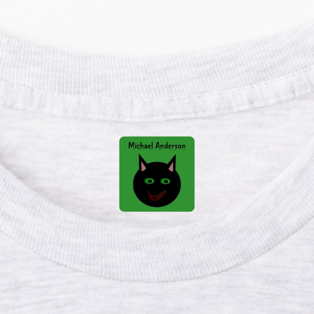 Halloween Black Cat Custom Kids (Affixed)
