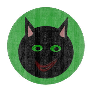 Halloween Black Cat Cutting Board