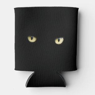 Halloween Black Cat Eyes Can/ Bottle Cooler