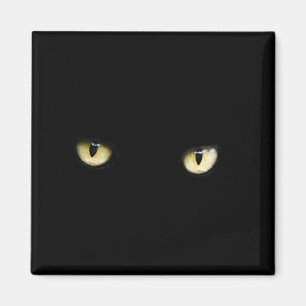 Halloween Black Cat Eyes Magnet