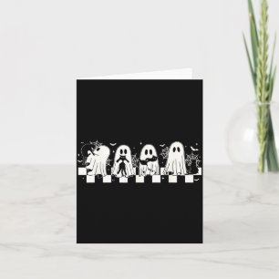 Halloween Black Cat Ghost Halloween Ghost Spooky Card
