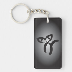 Halloween Black Cat Key Ring