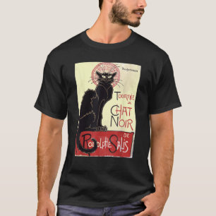 Halloween Black Cat Le Chat Noir Tournee French f T-Shirt