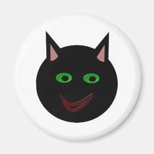Halloween Black Cat Magnet