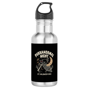 Halloween Black Cat Moon (2) 532 Ml Water Bottle