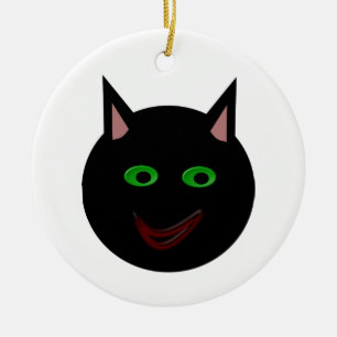 Halloween Black Cat Ornament