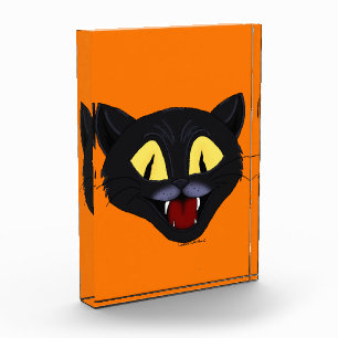 Halloween Black Cat  Photo Block