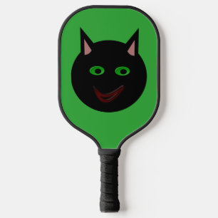 Halloween Black Cat Pickleball Paddle