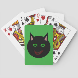 Halloween Black Cat Playing cards