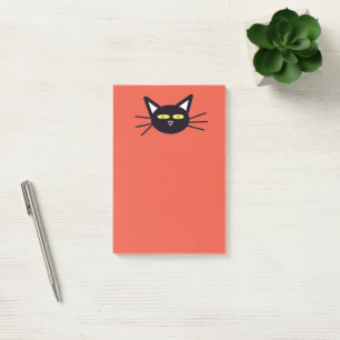 Halloween Black Cat Post-it Notes