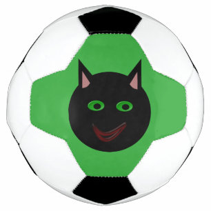 Halloween Black Cat Soccer Ball