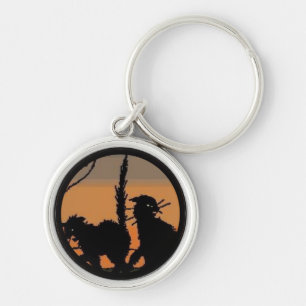 Halloween Black Cats - Key Ring