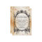 Halloween Black Gothic Spider Frame Party Invite