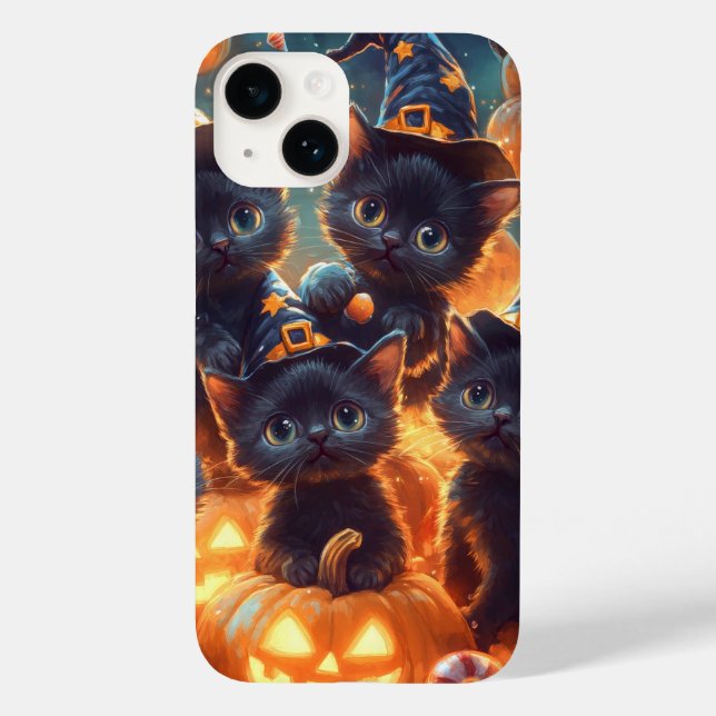 Halloween Black Kittens Case-Mate iPhone Case (Back)