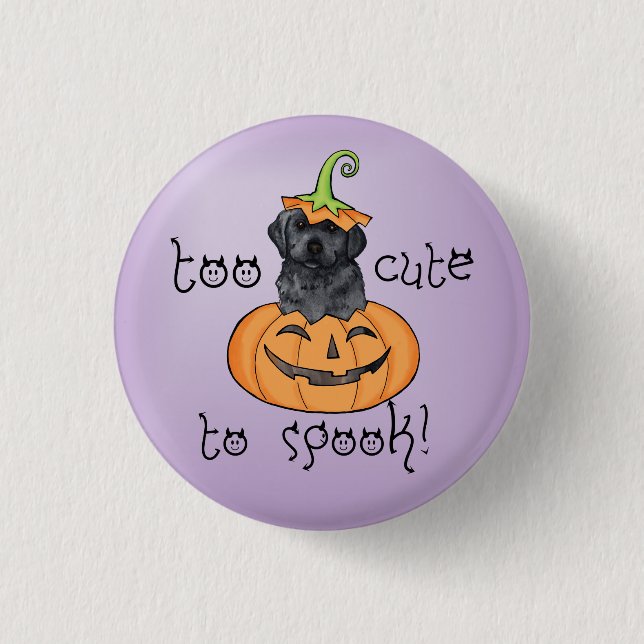 Halloween Black Lab 3 Cm Round Badge (Front)