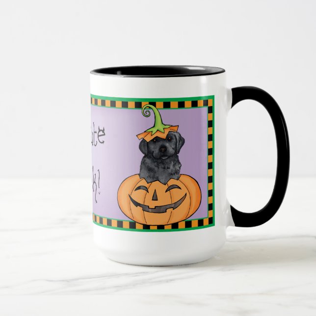 Halloween Black Lab Mug (Right)