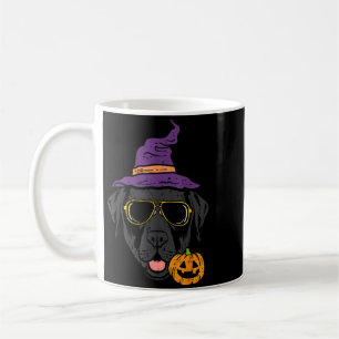 Halloween Black Labrador Sungl Dog Costume Men Coffee Mug
