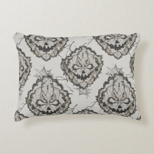 Halloween Black Lace Spiderweb Blanket & Decorative Cushion