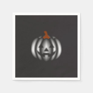 Halloween black pumpkin  napkin