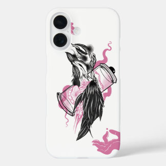 Halloween Black Raven Gothic Apple iPhone 16 Case 
