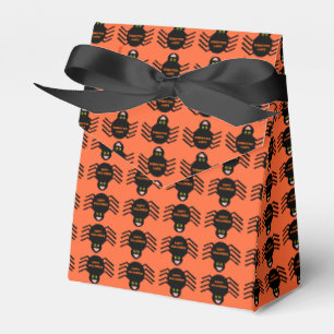 Halloween Black Spider Favour Box