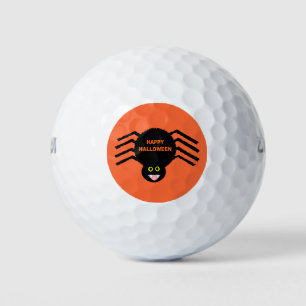 Halloween Black Spider Golf Ball