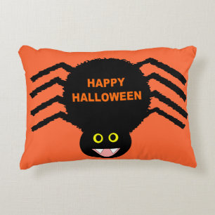 Halloween Black Spider Pillow