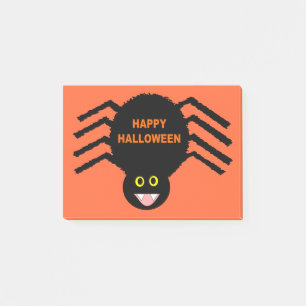 Halloween Black Spider Post it notes Pad