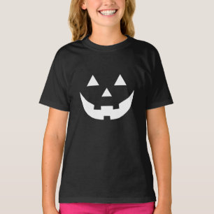 Halloween black white Jack o lantern costume  T-Shirt