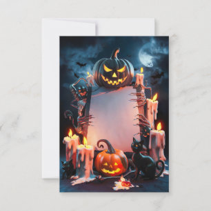 Halloween Blank Invitation Card