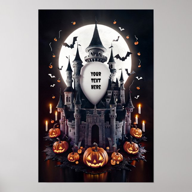Halloween Blank Invitation Poster #3 (Front)