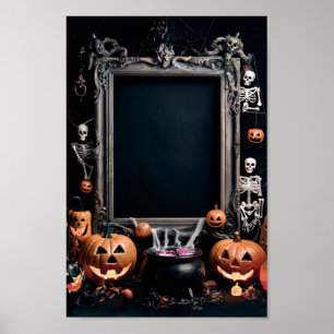 Halloween Blank Invitation Poster Frame #5
