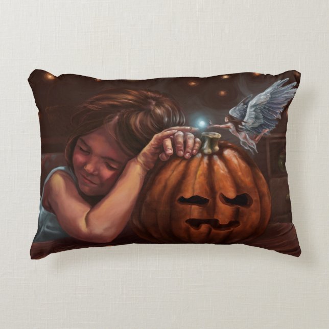 Halloween blessing decorative cushion (Front)