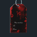 Halloween Blood Splatters Costume Party Gothic Gift Tags<br><div class="desc">Halloween Blood Splatters Costume Party Gothic Gift Tags. Customise however you want.</div>