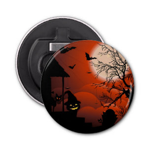 Halloween Bloody Moonlight Nightmare Bottle Opener