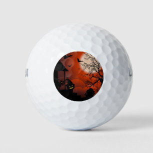 Halloween Bloody Moonlight Nightmare Golf Balls