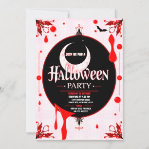 Halloween Bloody Party Invitation