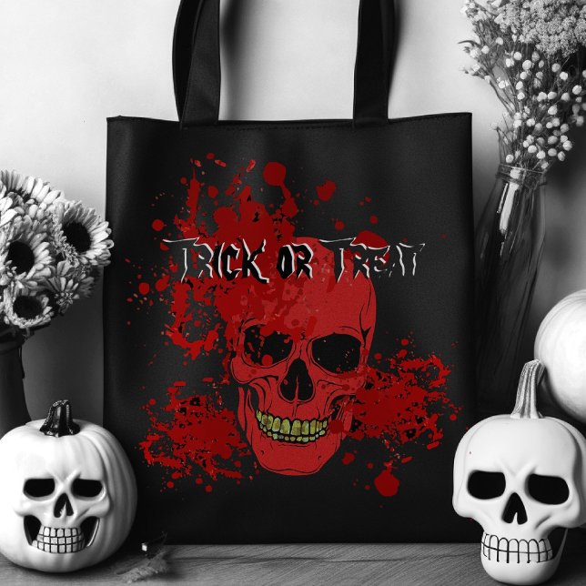 Halloween Bloody Skull Trick or Treat Bag (Creator Uploaded)