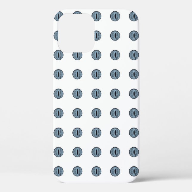 Halloween Blue Polka Dot Eyes Case-Mate iPhone Case (Back)